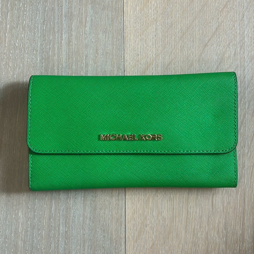 Michael Kors Green Wallet